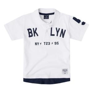 Brooklyn Polo Shirt for Boys - White