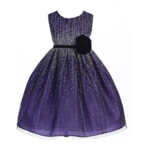 Velvet Flower Girl Dress