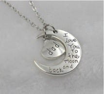 Dad Necklace Silver