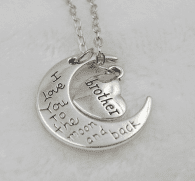 Brother Necklace Silver