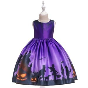 PURPLE  HALLOWEEN DRESS