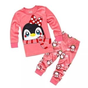Penguin Pattern Pajama Set