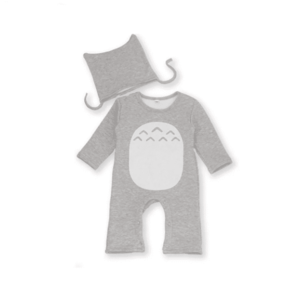Cute Gray Baby Romper