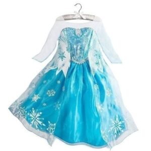 Disney Silver and Blue Frozen Princess Costume Dress